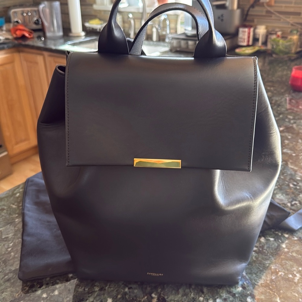 DeMellier large leather backpack.